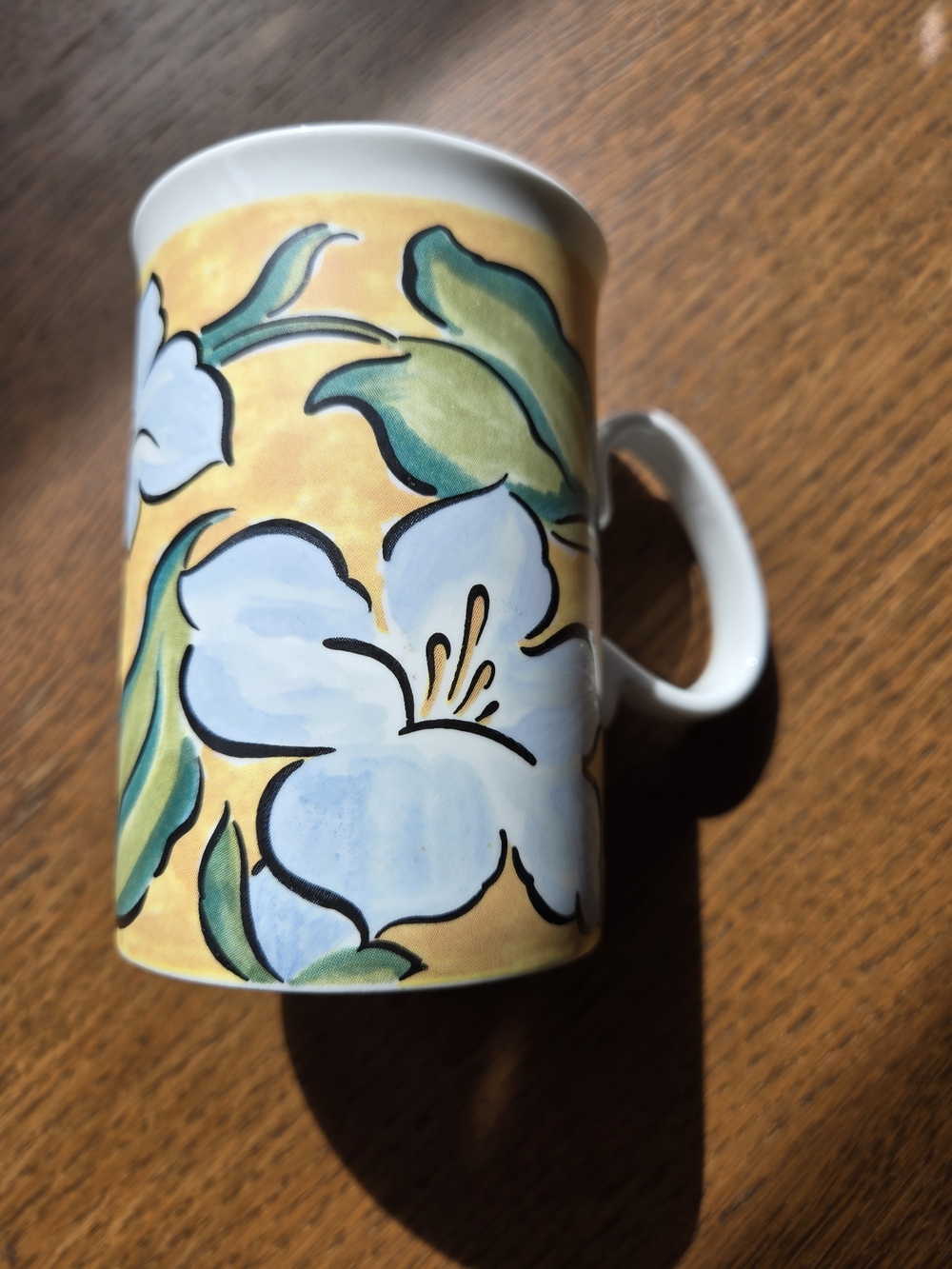 Birks Yellow Floral Fine Bone China Mug